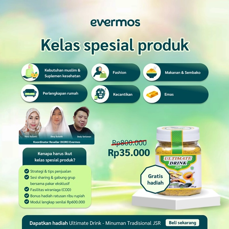 Product image Ultimate Drink - Kelas Spesial Produk - Minuman Tradisional JSR 150g JSR