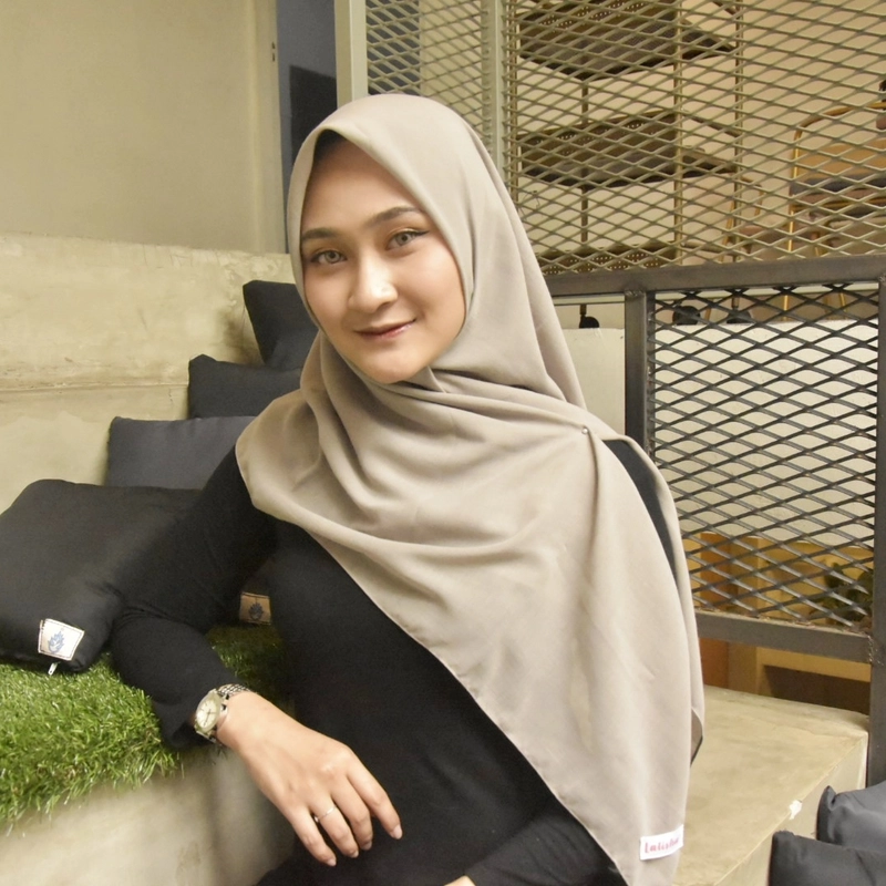 Product image Koperasi Digital Smartcoop Indonesia - Voal Square Latisha Segi Empat Cream