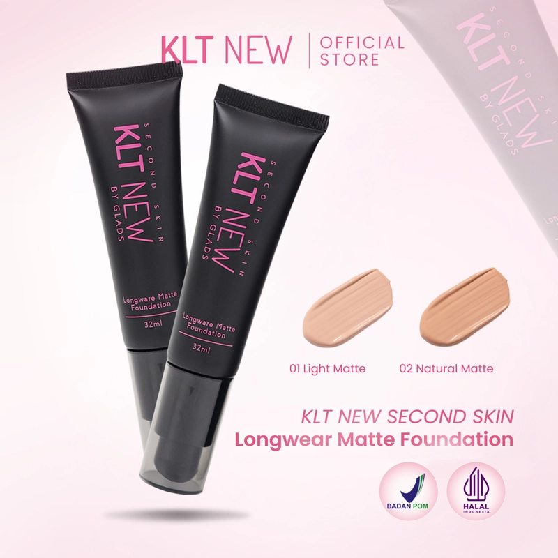 Product image KLT NEW - KLT New by Glads Second Skin Longwear Matte Foundation 32 ml Cream