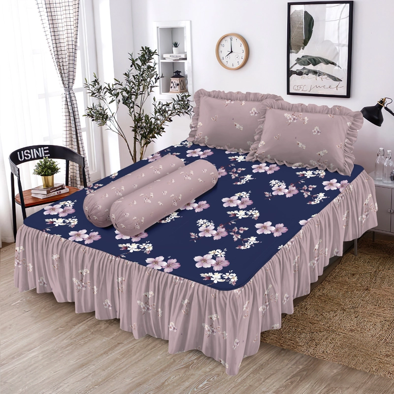 Product image LADY ROSE OFFICIAL - Illusions Sprei Clara 180x200x20 King Rumbay Bantal 4