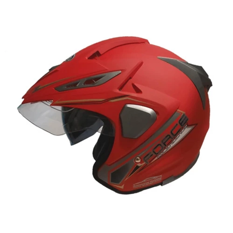 Product image KJU - Helm Force F02 Smartlock - Red Ferra Doff L Red Doff