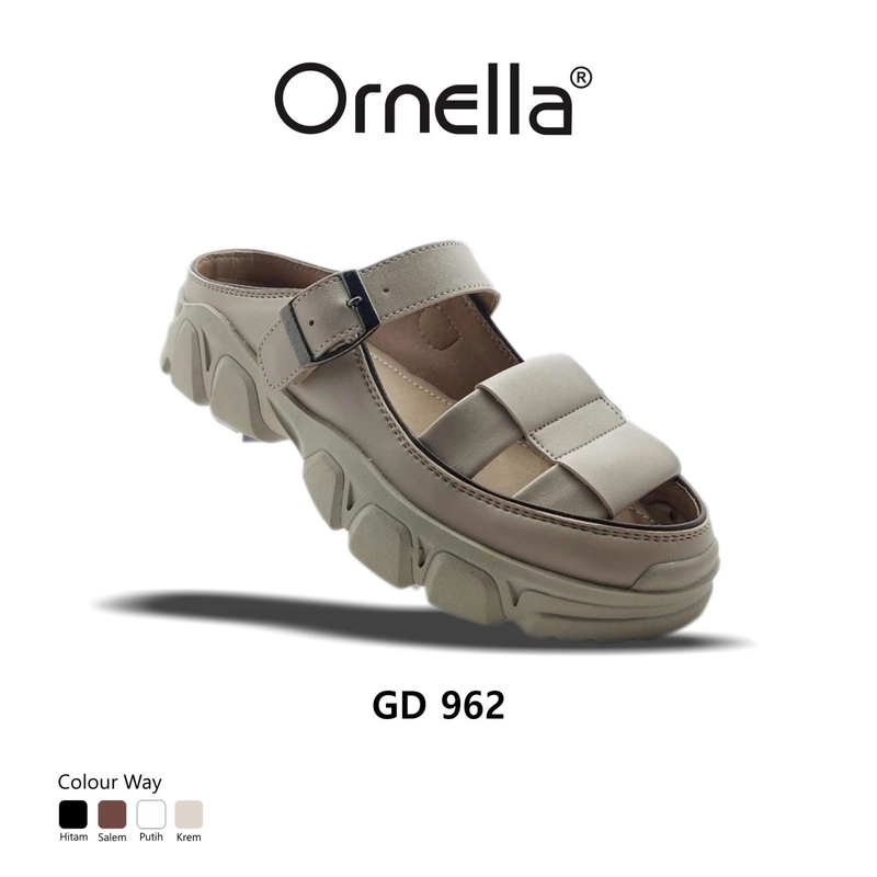 Product image Odillon - Ornella - GD 962 / Sandal Bustong Wanita Casual 36 CREAM