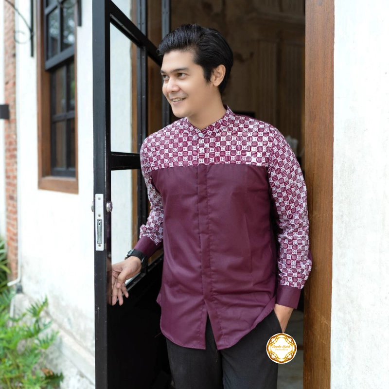 Product image Rambe Batik Indonesia - Kemeja Exclusive Toyobo Fodu Ori Mix Batik Cap K8 M Motif K8