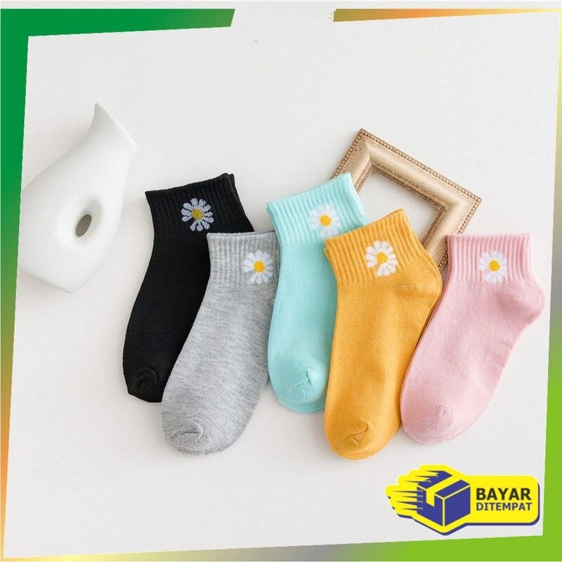 Product image Beatdrop - Kaos Kaki Motif Bunga Aster set isi 5 Pasang Set Isi 5 Bunga Aster