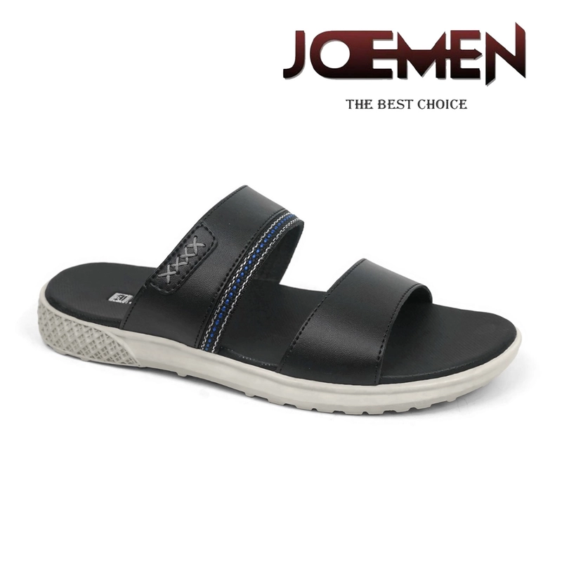 Product image Joemen Official - Joemen Sandal Pria Kulit S 38 New Original Brand Lokal Pria Slop Sandal Terbaru Joemen 2024 39 Hitam
