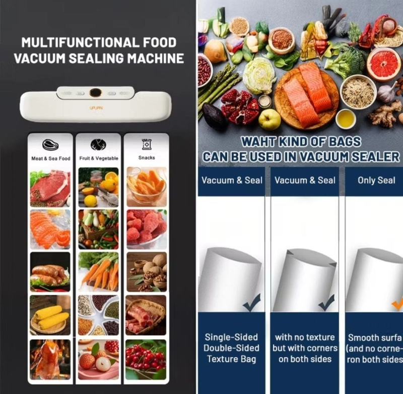 Product image Rizki Electronics - UPUPIN Vacum sealer fresh mesin vacuum sealer putih