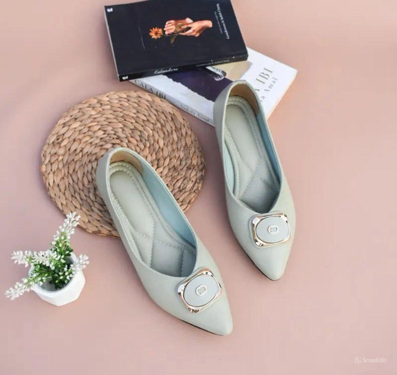 Product image LUXIA - Bianca Sepatu Flatshoes Wanita FL-001 41 Matcha