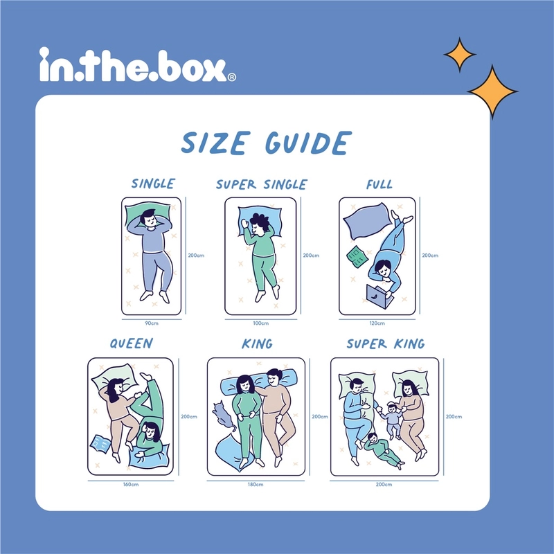 Product image Kasur Inthebox PRO Free Bantal 2 Pcs F388PR-MT2P-160NTR 140x200 Ungu