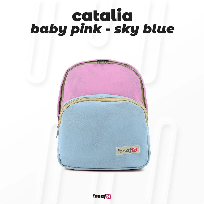 Product image Thobach official - THOBACH WOMAN-TAS RANSEL WANITA CATALIA MINI BACKPACK MULTIFUNGSI ALL SIZE Babypink-Skyblue