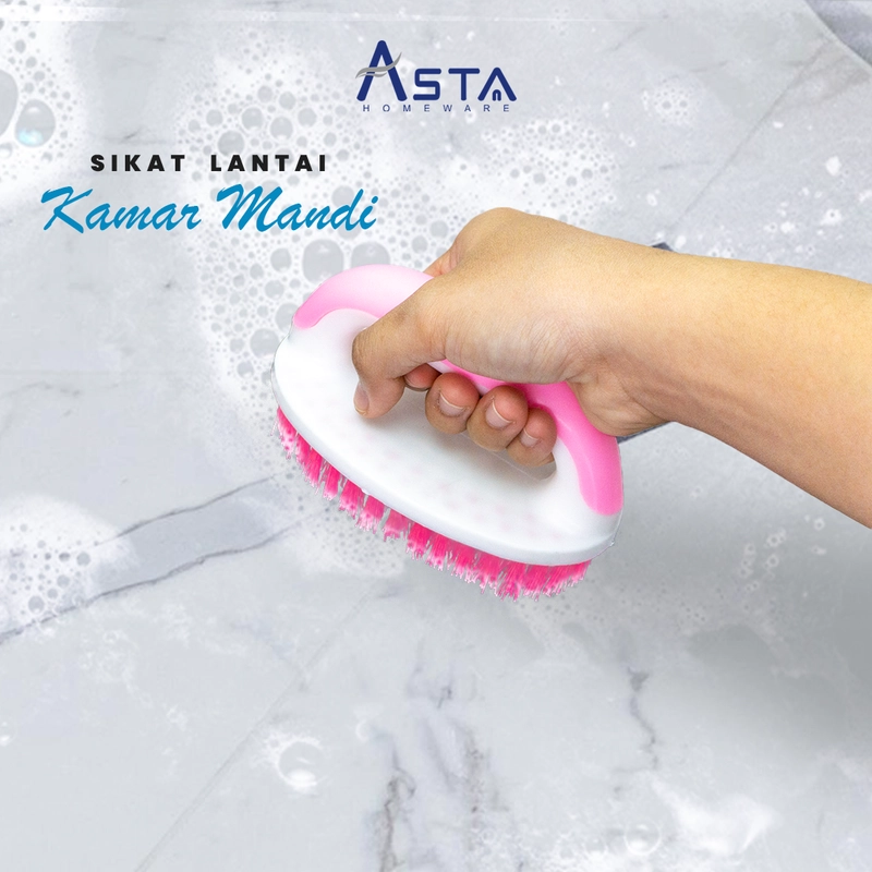 Product image Asta Sikat Lantai Kamar Mandi WC Toilet Pembersih Serbaguna 12 cm ROCB03 Warna Hijau