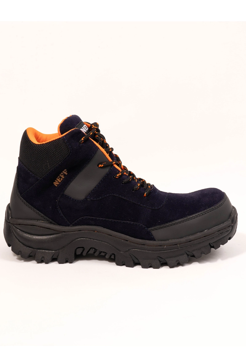 Product image CBR Six - NEFF Sepatu Kulit Pria Tracking Hiking NFC 111 39 Navy Kombinasi