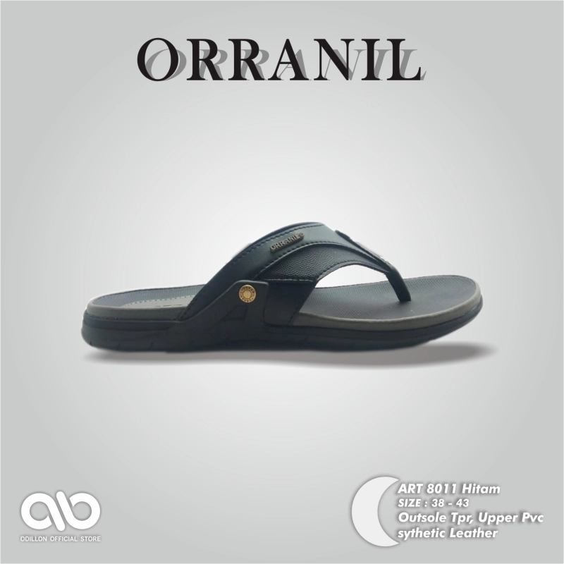 Product image Odillon - Orranil - 8011 / Sandal Jepit Pria Casual 38 BLACK