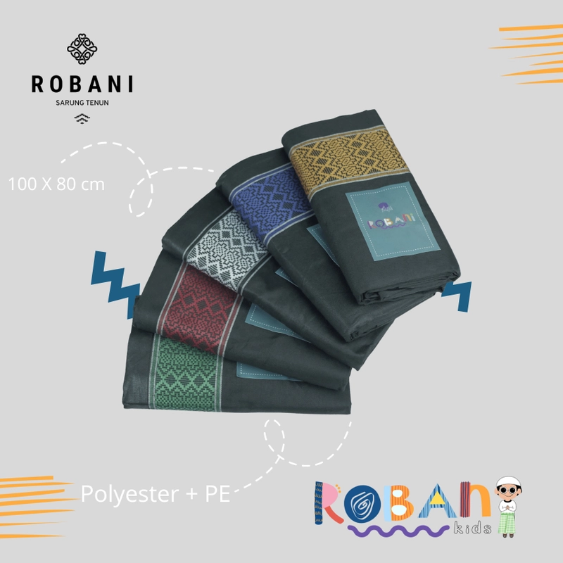 Product image Sarung ANAK ROBANI Black Edition 100cm x 80cm MERAH