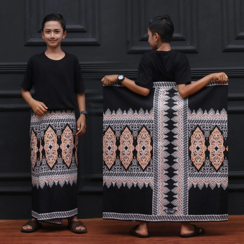 Product image Kois Batik - Sarung Anak Remaja Batik Bagus Banget Motif cakra Sarung anak remeja Cakra oren