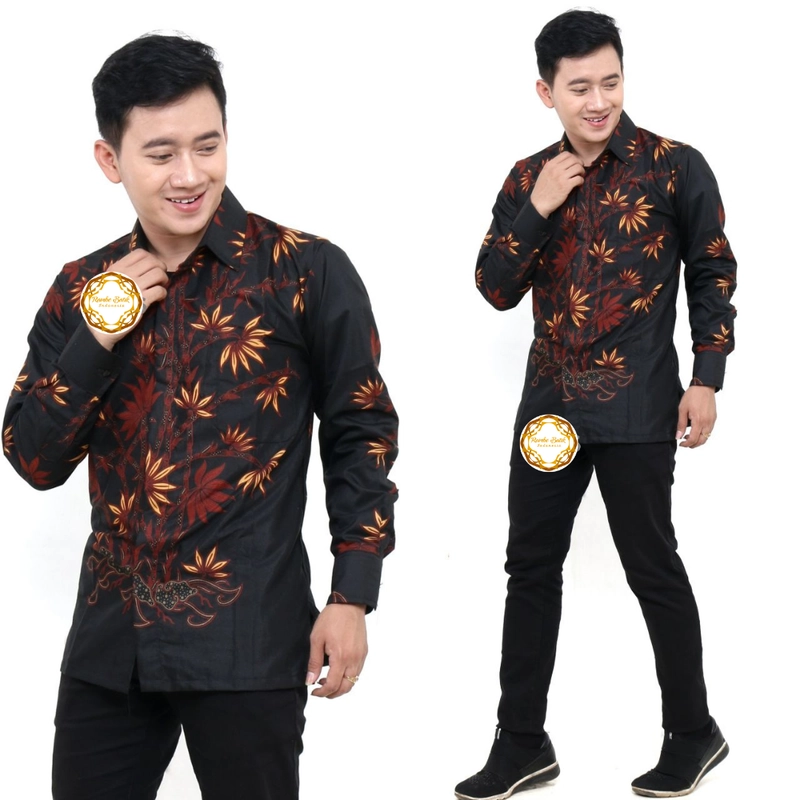 Product image Kemeja Btaik Pria Unggul Jaya Tebal Halus dan Tidak Luntur - A1 XL Motif C