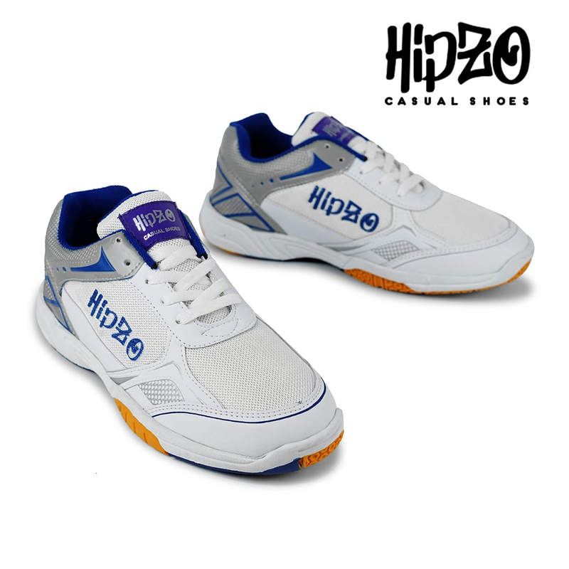 Product image Hipzo - Hipzo-Sepatu Original Pria M033 Badminton Olahraga Sekolah Kerja Sepatu Sneakers Ori 39 Putih Biru