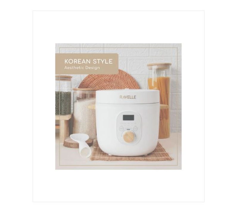 Product image UTAMAMEGA - Rice Cooker Ravell Dengan 10 Auto Program Kapasitas 1,2L Nasi
