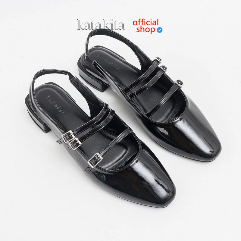 Product image Katakita - Katakita Gimy Sepatu Hak Wanita / Sandal Hak Wanita 3cm 37 Black