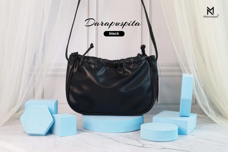 Product image Fashopid - Moonzaya Tas Selempang Wanita Darapuspita All Black