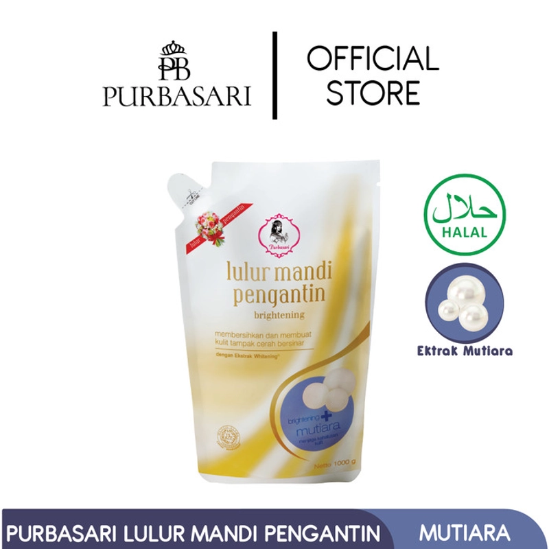 Product image Purbasari - LULUR MANDI PENGANTIN BRIGHTENING 500ML MUTIARA