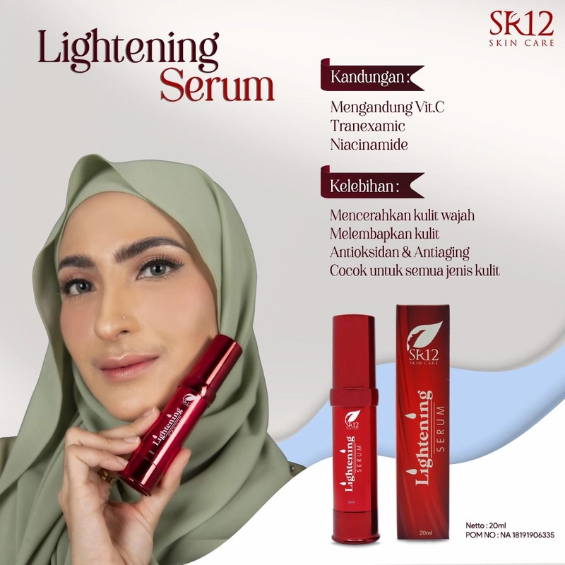 Product image SR12 Serum Lightening Mencerahkan Kulit Dan Memudarkan Flek Hitam 20 ml Lightening Serum