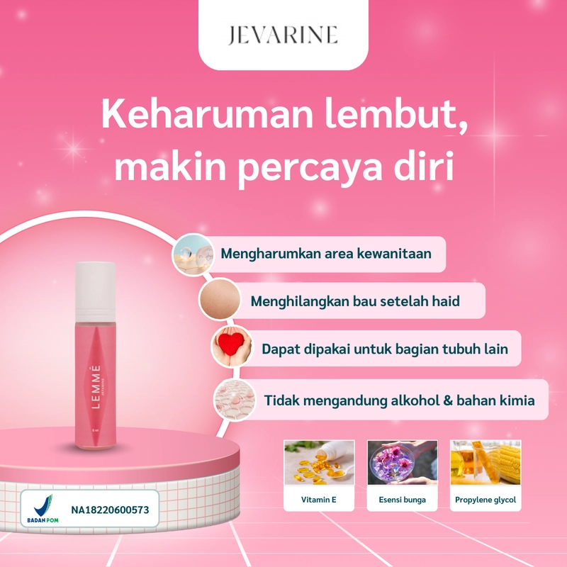 Product image Jevarine - Lemme Misk Parfum Khusus Area Kewanitaan 10ml Pink
