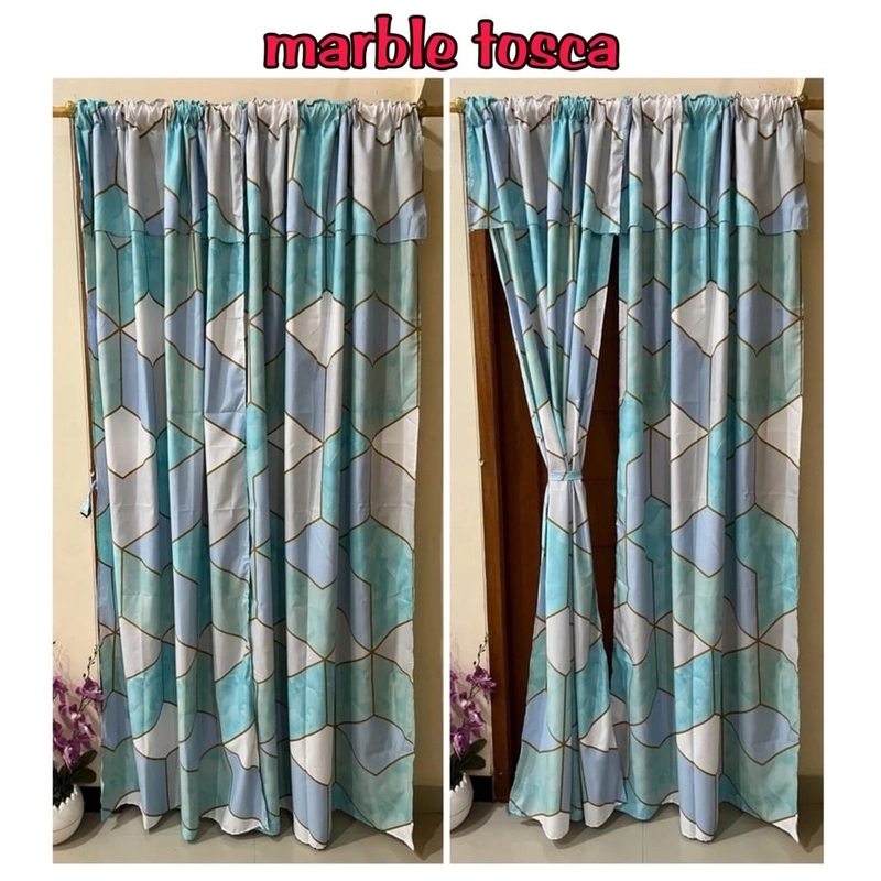 Product image Galeripuko - Gorden serut Pintu dan Jendela Motif Marble Tosca serut marble tosca [PO 3 hari Kerja]