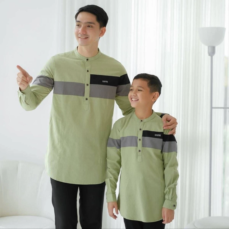 Product image Kois Batik - Baju Koko Coupel Pria Dan Anak Kekinian Modern Motif raden sage Xxl Dewasa raden sage