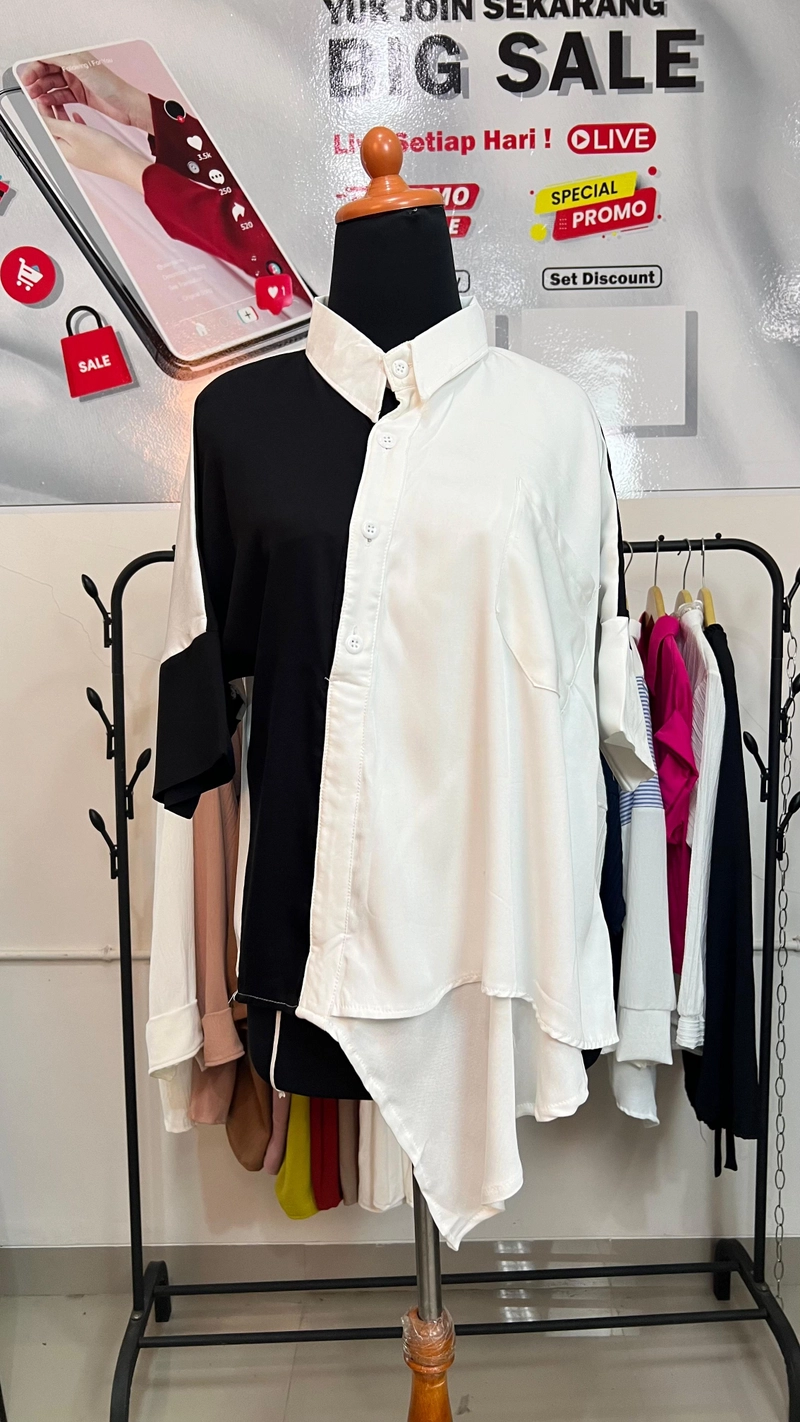 Product image Sseolshop - Cleta Atasan Wanita Terbaru M BW