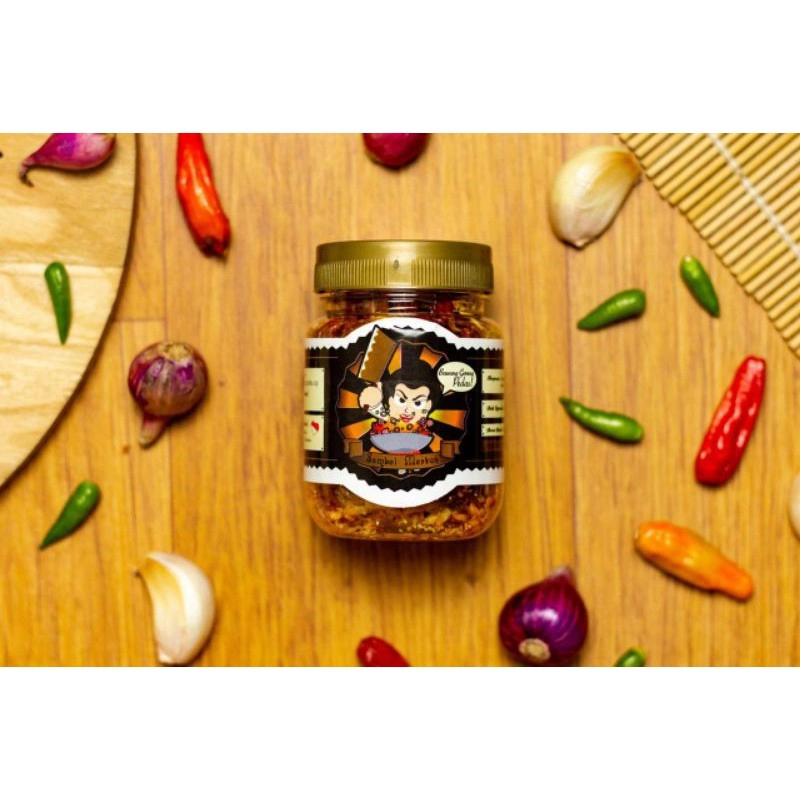 Product image Sambel Mertua Bawang Goreng Pedas 55 gr COKLAT