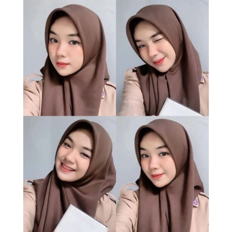 Product image Halika - Kerudung Pramuka 110 x 110 cm Coklat Pramuka