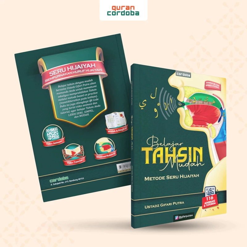 Product image Cordoba - Cordoba - Buku Belajar Tahsin Mudah Metode Seru Hijaiyah Ustadz Gifari Putra A5 Random