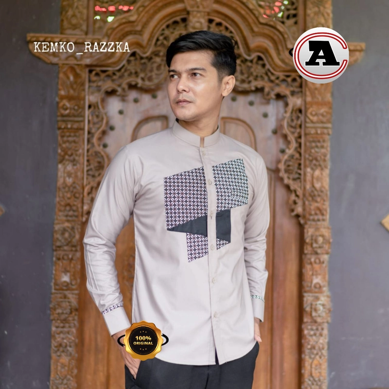 Product image Koko asakhi collection - KOKO LENGAN PANJANG- KOKO RAZZKA BERBAGAI VARIAN M LATTE