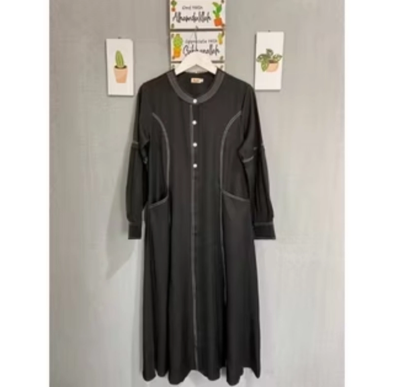 Product image Fisky Collection - Gamis Alzena Abaya S Black