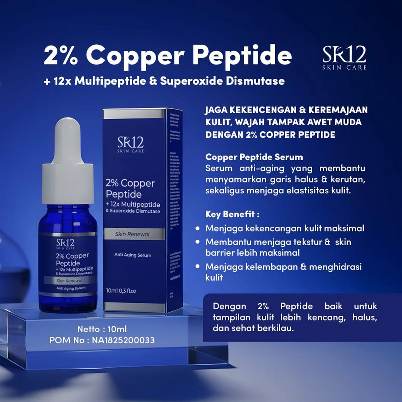 Product image SR12 Mimin - SR12 Copper Peptide Skin Renewal Anti Aging Serum 10 ml serum copper