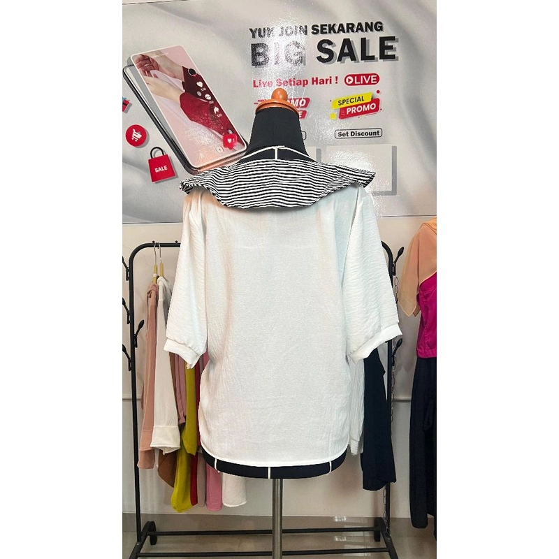 Product image Sseolshop - Diana Baju Atasan Wanita Terbaru M BW