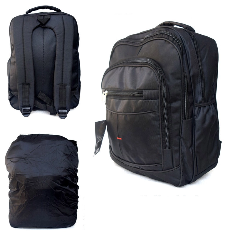 Product image Lanc Fashion - Tas Gendong Backpack Laptop Ransel Kanvas City Black Style New Warna full black