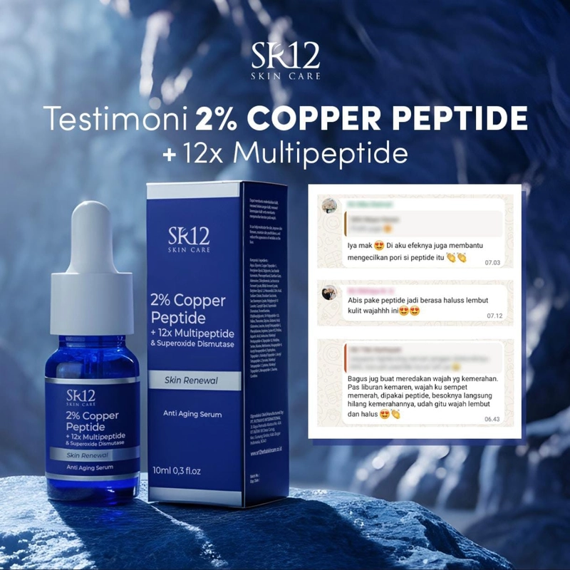 Product image SR12 Mimin - SR12 Copper Peptide Skin Renewal Anti Aging Serum 10 ml serum copper