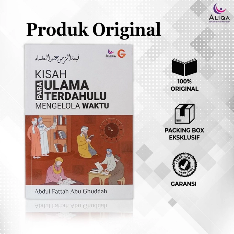 Product image Buku Kisah Para Ulama Terdahulu Mengelola Waktu Bonus Buku Dzikir Pagi & Petang a5 coklat