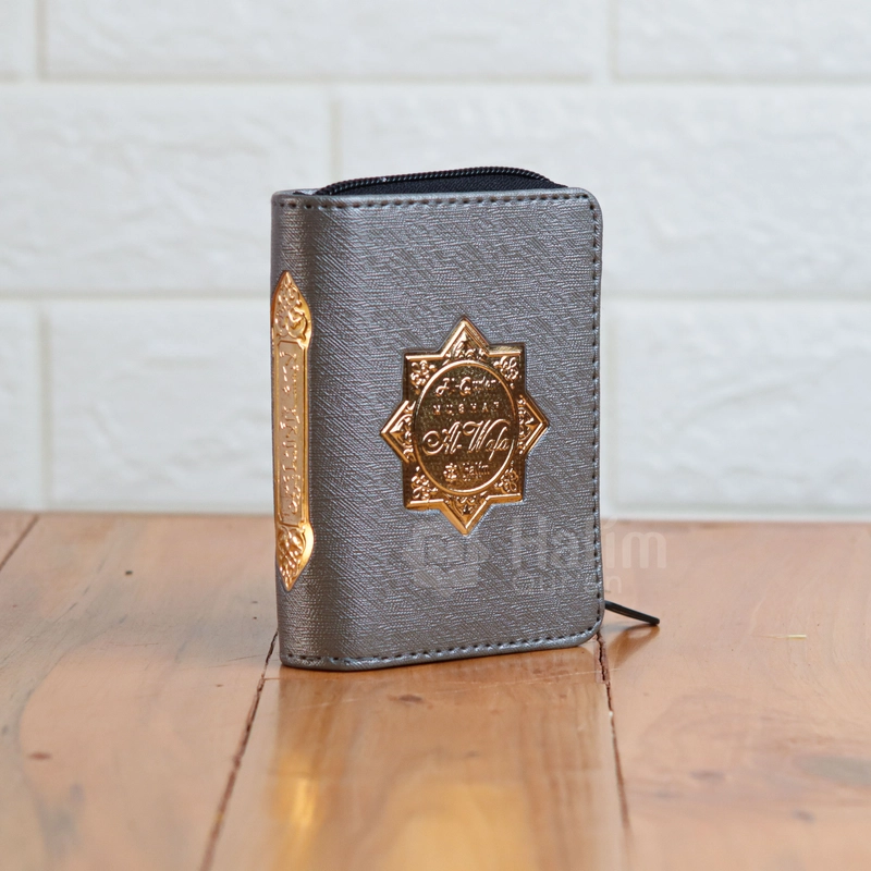 Product image Halim Quran - MUSHAF AL QURAN AL WAFA A7 TSUMUN RESLETING #NEWCOVER Hitam QURAN + NAMA