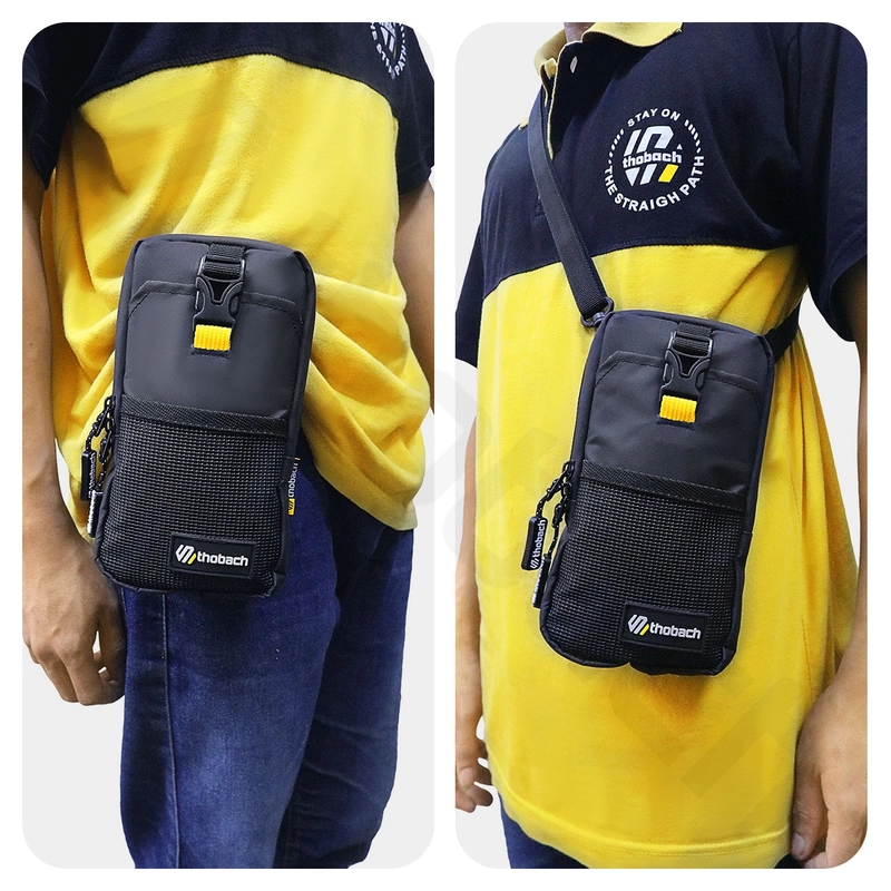 Product image Thobach official - THOBACH Sling Phone/ Sling Pouch Anti Air Waterproof BEAST All Size Black