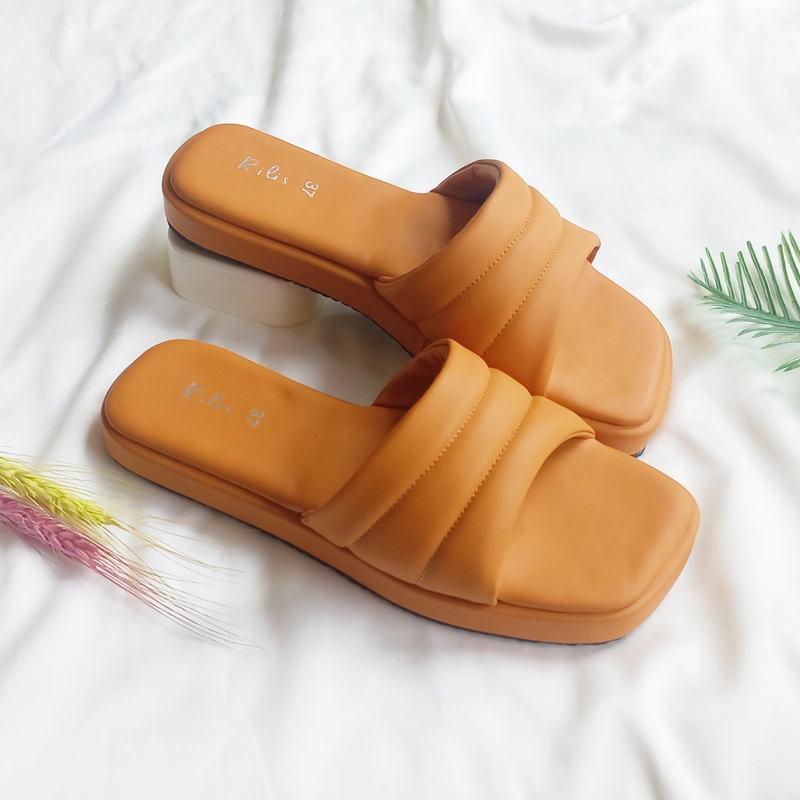 Product image Rilis - Sandal Wanita Leona Puffy Platfoam (Rilis 22) 37 Tan