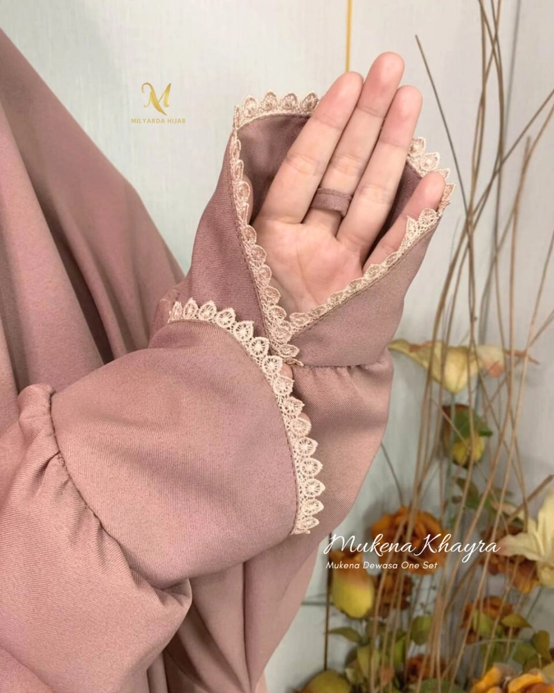 Product image Milyarda Hijab Official - Mukena Khayra All size Hazelnut