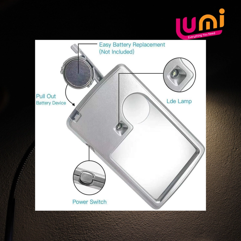 Product image Luminary - Luminary - Kaca Pembesar LED Warna Silver