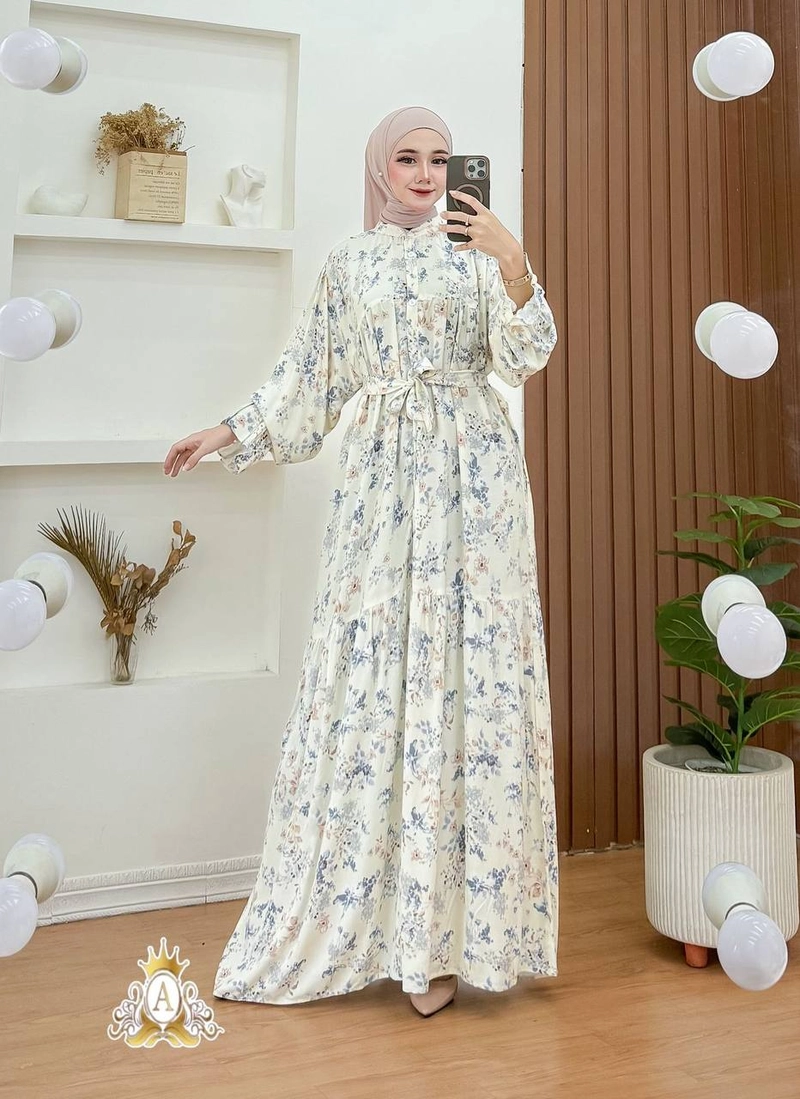 Product image Khisna collection - Dress rayon adem model kekinian daisy A Allsize A1