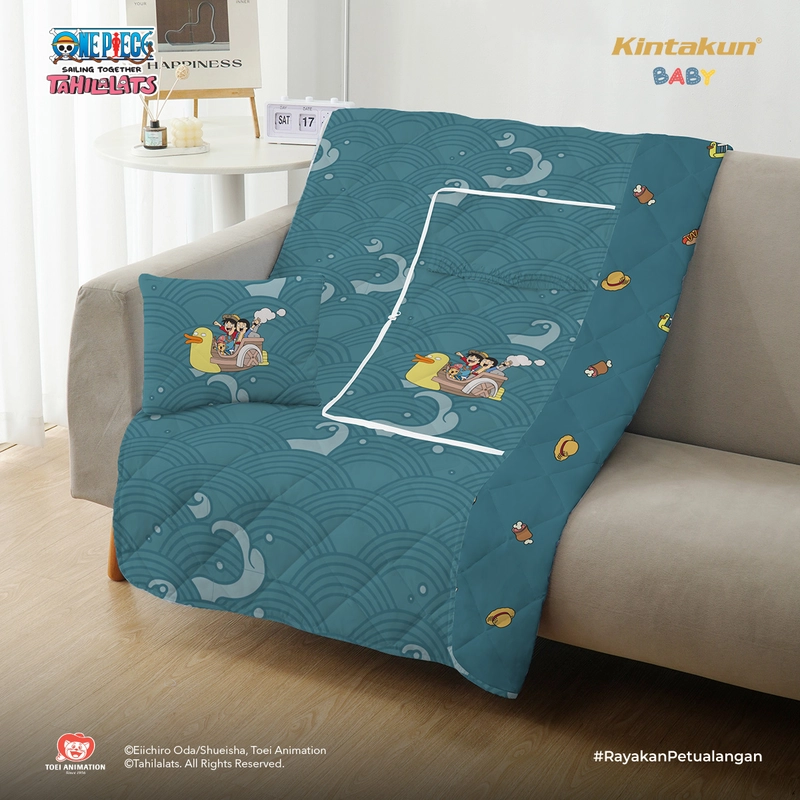 Product image Kintakun Baby - KINTAKUN BABY Bantal Selimut Balmut Multifungsi 100 x 150 2in1 One Piece Tahilalats 100 x 150 cm Pirate Paradise