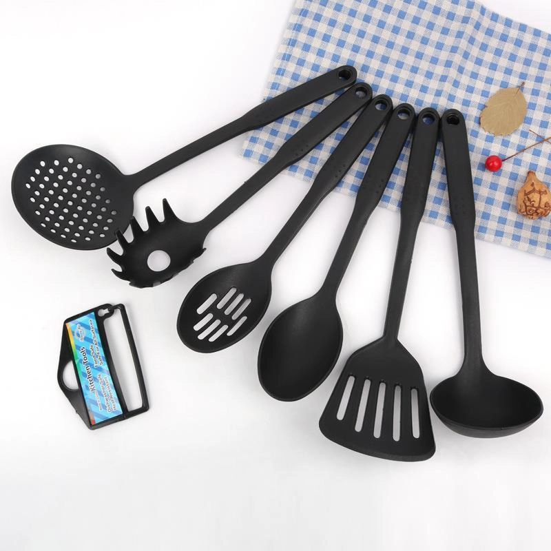 Product image KAHASIL - 6IN1 Spatula Set Sodet Sutil Peralatan Alat Masak Utensil Kitchen Tools KMJ010 HITAM