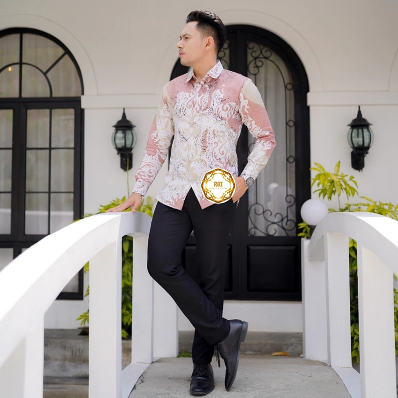 Product image Rambe Batik Indonesia - Set Couple Gamis Broken White Premium Kemeja Lengan Panjang Kantor Kondangan Pesta BROKEN WHITE KEMEJA SAJA M