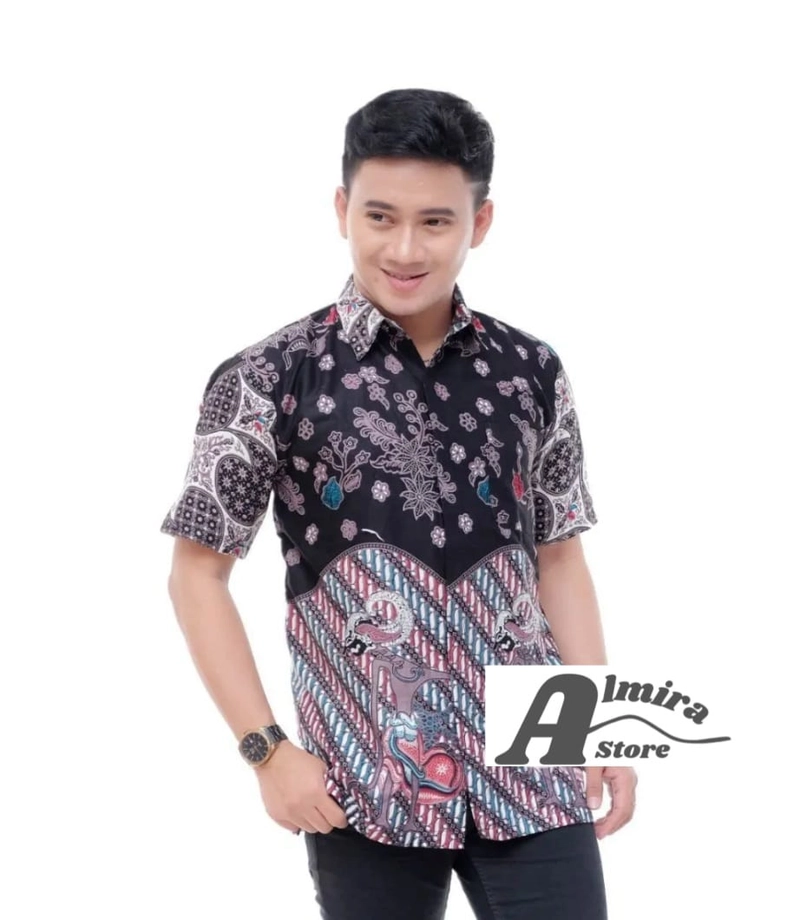 Product image ALMIRA STORE - Baju Batik / Tunik Batik / Kemeja Batik M HEM