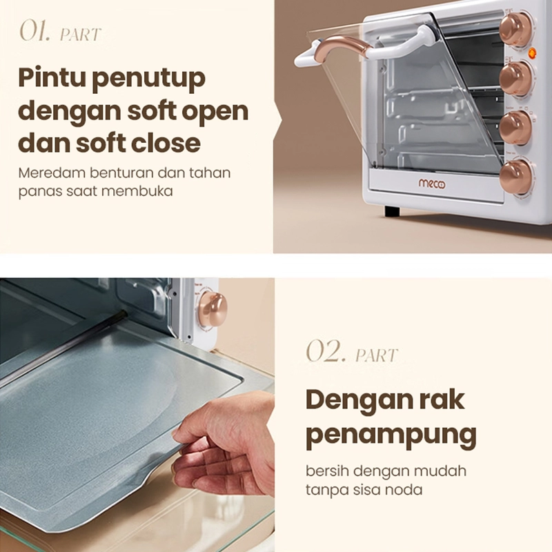 Product image Homespira - Electric Oven Mecoo 22L Milky White